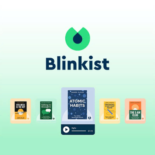 Mua tài khoản Blinkist Premium 1 năm chỉ 350K